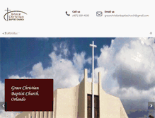 Tablet Screenshot of gracecbcorlando.org